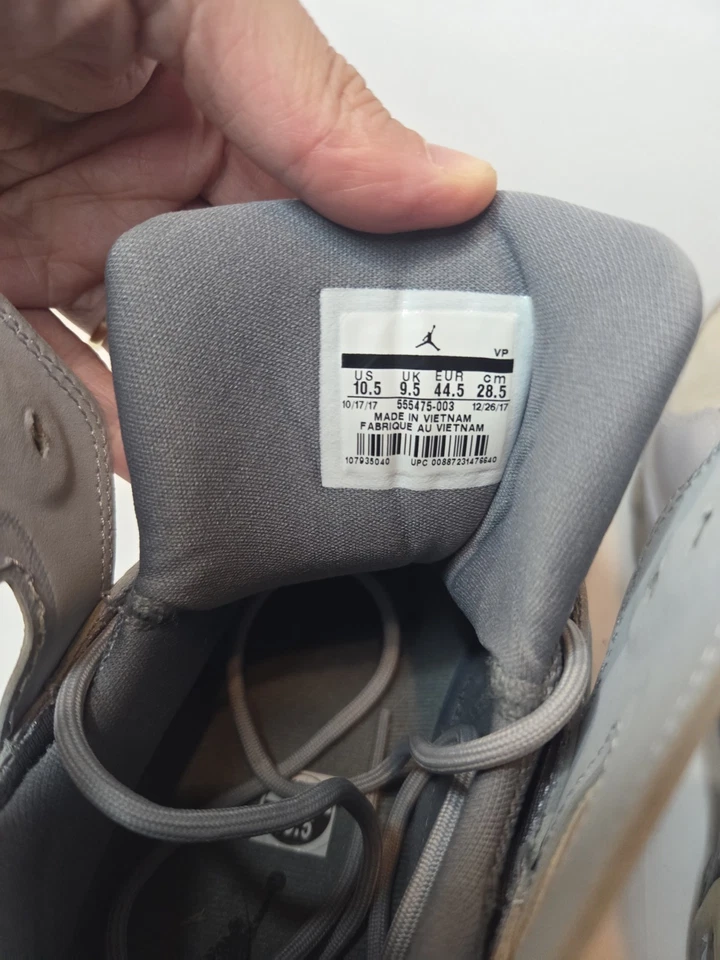 Talla 10.5 Jordan Flight Club 91 Gris Lobo Foto 4 de 4