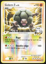 Golem E4 23/111 Rising Rivals Rare Pokemon TCG Card