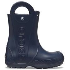 Crocs Kids Handle It Rain Boots   Waterproof, Large Handles, Reflective Heel