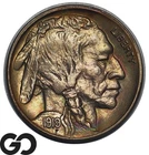 1919-S Buffalo Nickel *Key Date* Bullet Rainbow Album Toner, BU++