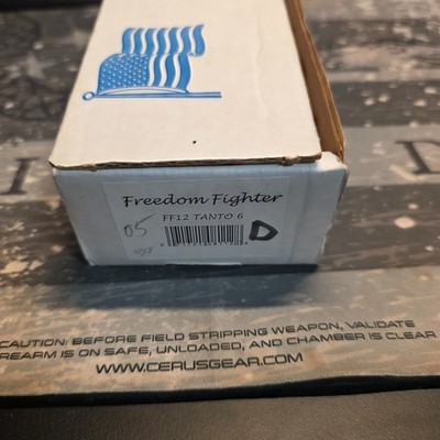 Ontario OKC Freedom Fighter FF12 Tanto 6 Knife Fighting Survival USA Box [897]