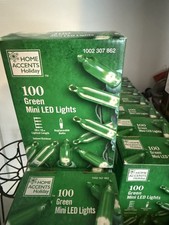 Home accents Green Mini Led Christmas Lights Lot Of 100 New