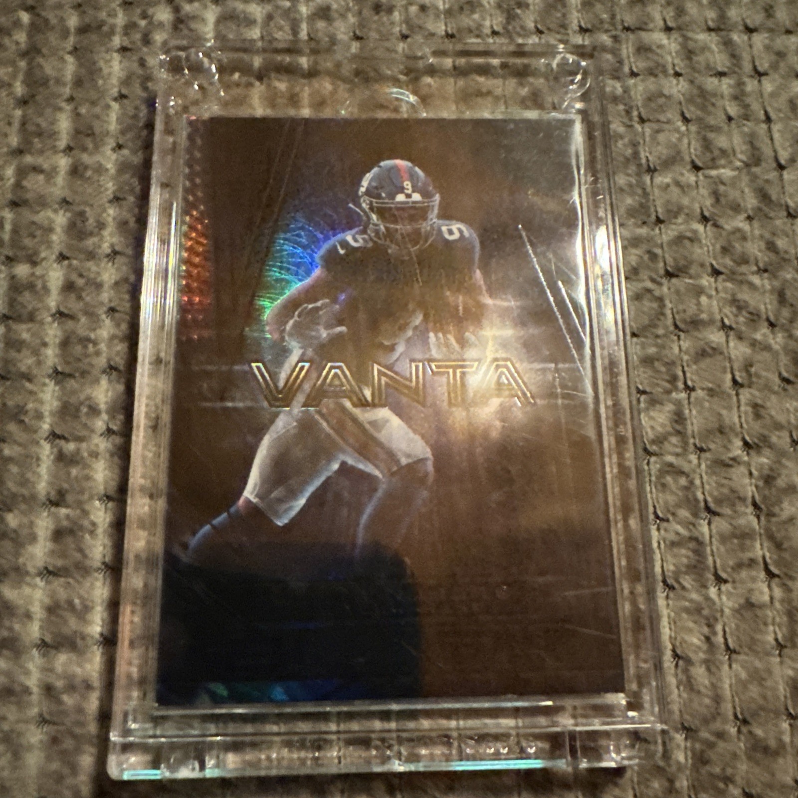 Malik Nabers 2024 Panini Black Vanta RC SSP Case Hit New York Giants