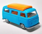 Vintage Matchbox Lesney Superfast #23 VW Dormobile in Bright Aqua Blue - VGC