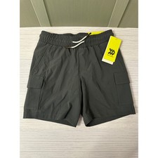All in Motion Boys Adventure Cargo Shorts Dark Gray XS 4/5 UPF 50 Repel Water