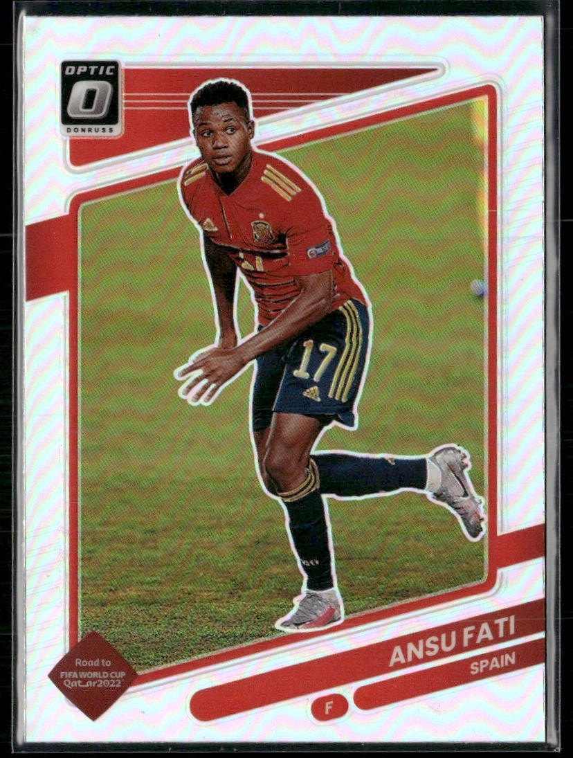 Ansu Fati 2021-22 Donruss Optic Silver Prizm #146
