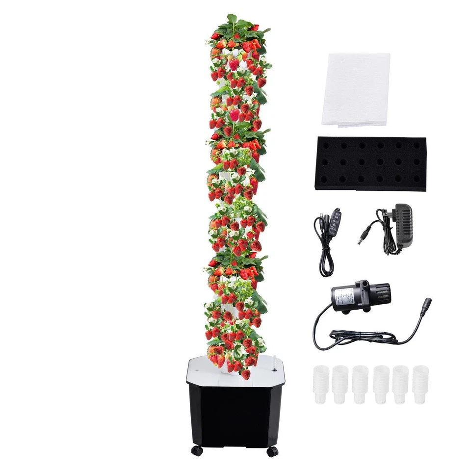 Hydroponisches Anbausystem 50/60 Pods Smart Hydroponic Tower Wasserzirkulation - Bild 2 von 4