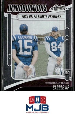 2025 Panini Absolute Saddle Up Introductions #I-RLD Indianapolis Colts