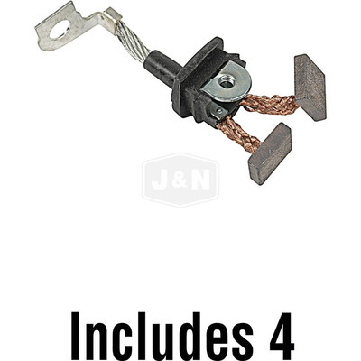 Brush & Lead Assembly for Ford 12V Starters, Positive Polarity, 3'' Lead