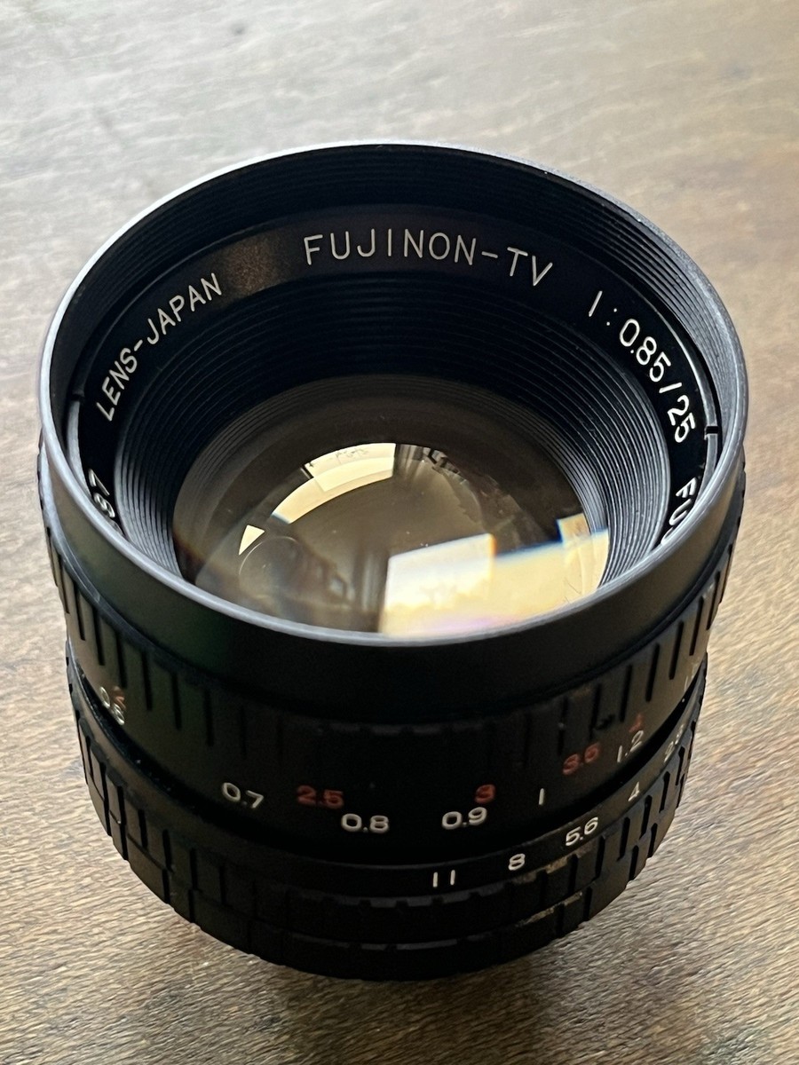 Fujinon CF25L C Mount Lens 25mm f0.85 NOS | eBay