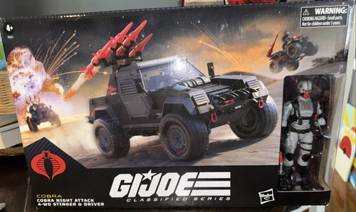 GI Joe Classified Series COBRA NIGHT ATTACK 4-WD STINGER & DRIVER NEW IN BOX !!!