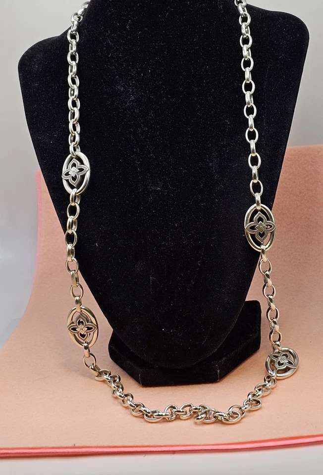 Collar Grueso Colectivo Brighton Toledo 34 pulgadas Retirado Firmado Motociclista Punk  Foto 2 de 4