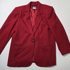 Sag Harbor Vintage Blazer Womens Wool Size 14