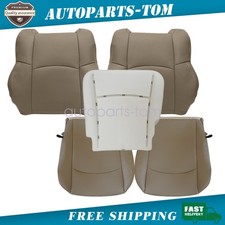 Both Side Seat Cover Tan Driver Foam Cushion For 2009-12 Dodge Ram 1500 2500