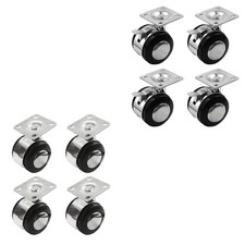4 roulettes pivotantes robustes de 5 cm pour chariot, armoire, pouf