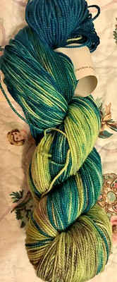 Why Knot Fibers - Sole Base - Sock Yarn - X-files Colorway