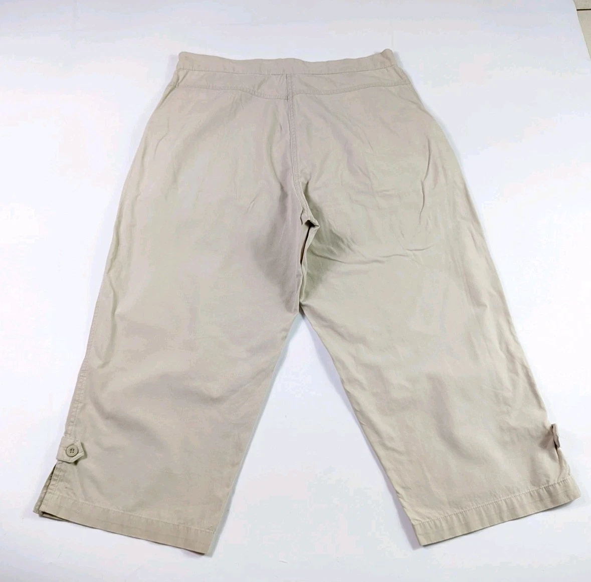 Pantalon Randonnée Femme Peter Storm Beige, Coton, Taille Haute Avec Genoux Zippés – Taille 8 UK