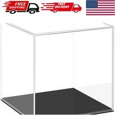 Clear Square Acrylic Display Case 4' Cube - Protect Your Collectibles in Style
