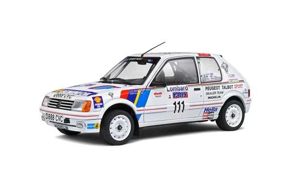 Solido S1801715 1/18 Peugeot 205 Gti Lombard Rac Rally 1988 #111 Modellauto-image
