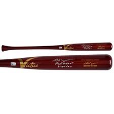 Marcelo Mayer Boston Red Sox Signed Victus Game Model Bat w/Debut 5/24/26 Insc