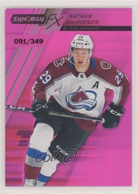 2020-21 Upper Deck Synergy FX Purple 91/349 Nathan MacKinnon #FX-3 u0h