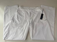 Infinity Scrub White Pants Powered By PROTX2 Drawstring Pockets Size Small
