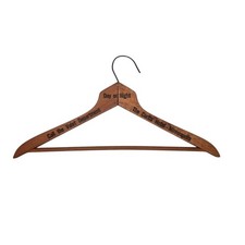 Vintage Curtis Hotel Minneapolis Minnesota Wooden Coat Hanger