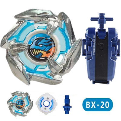 Burst Beyblade BX-20 Drunda Garer Blauer Starter Spinning Top Gyro W/ Launcher