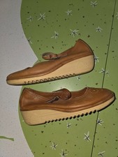 Vintage 1970-80's CHEROKEE Of California Wedge Heel Mary Jane Style SHOES