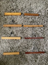 Vintage Wood Pant Hangers w/ Metal Clamp  8  Misc  Harmony Hse  Chancellor