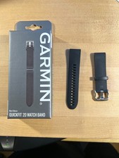 Garmin QuickFit Watch Band 20 mm Black Silicone OEM New in Box