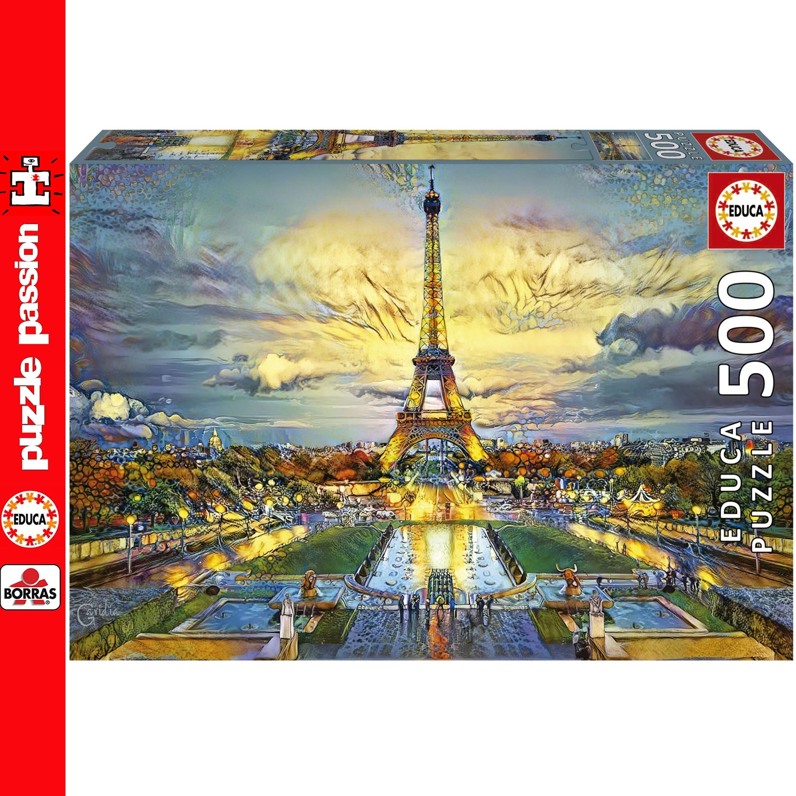 Eiffel Tower 500pc EDUCA Super Deluxe Jigsaw Puzzle 19621