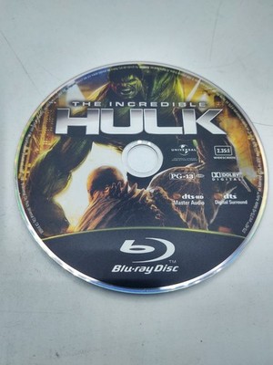 The Incredible Hulk Blu-ray  2008 Marvel Movie Widescreen PG-13 DTS HD Disc Only