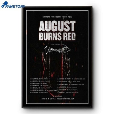 August Burns Red Europe Summer 2025 Poster Print