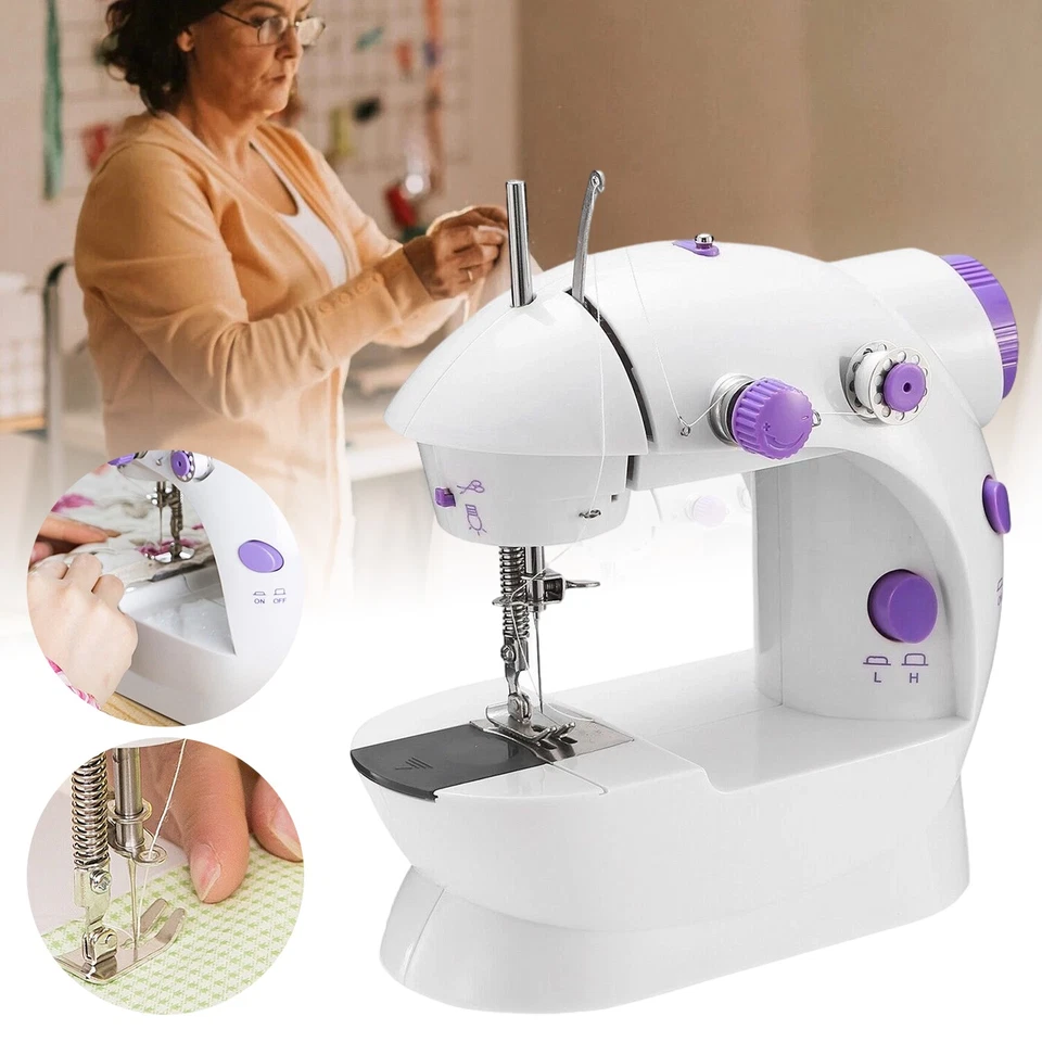 Elektrische Mini Nähmaschine für Kinder und Anfänger Mini Sewing Machine Kleine - Bild 3 von 4