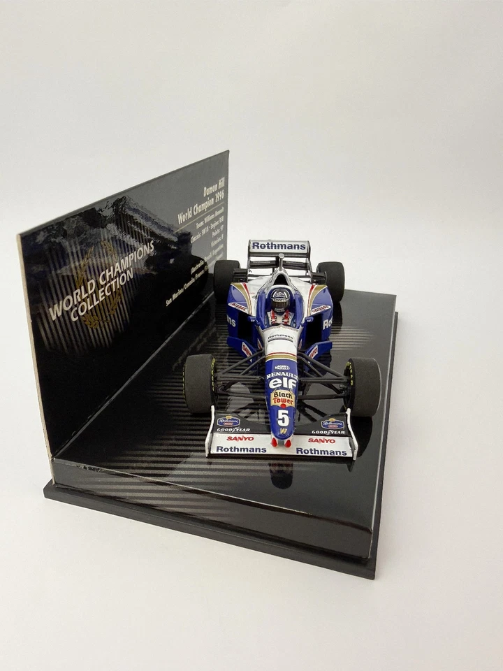 1996 Damon Hill Williams FW18 1:43 Minichamps Rothmans F1 World Champion - Immagine 4 di 4