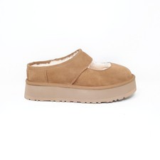 UGG Bea Mary Jane Chestnut Brown Platform Slipper Womens Size 8 US NEW 1167612