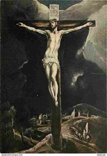 Postcard - Art - Religious Painting - El Greco - Christ Crucified - CPM