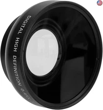46MM 0.45X Wide Angle Lens, with Macro Photography, Enhanced Magnification,