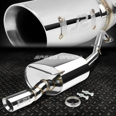 #ad J2 ENGINEERING STAINLESS STEEL AXLE CATBACK EXHAUST FOR COROLLA 3quot; ROLLED TIP $215.98