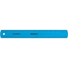 Shatterproof Ruler 12 Inch Translucent Assorted Colors School Office Supply
