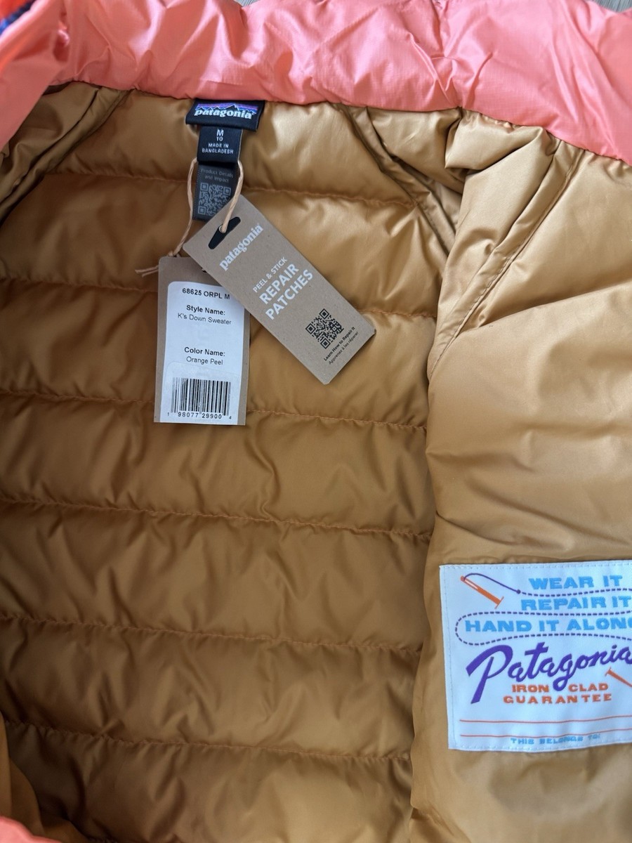 Patagonia Down Sweater Puffer Jacket Kids Youth size Medium 10