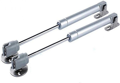2Pcs 40N/8.8Lb Gas Strut Lift Support Cabinet Door Lift Pneumatic Support(Silver