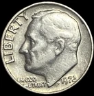 1972-P XF 10C Roosevelt Dime A1095