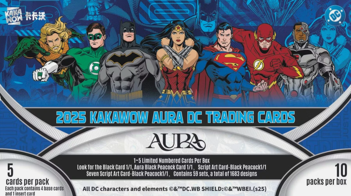 2025 Kakawow Aura DC Trading Cards Standard Hobby Box | eBay
