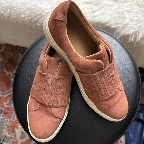 Frye Ivy Gore Rosewood Slipper Wildleder Slipper Schuhe Damengröße 8 - Bild 13 von 13