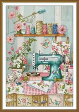 Creative Сross Stitch Embroidery Kit "A place of inspiration" Nova Sloboda