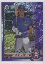 2022 Bowman Chrome Prospects Purple Shimmer Refractor /250 Alexis Hernandez 0z0v
