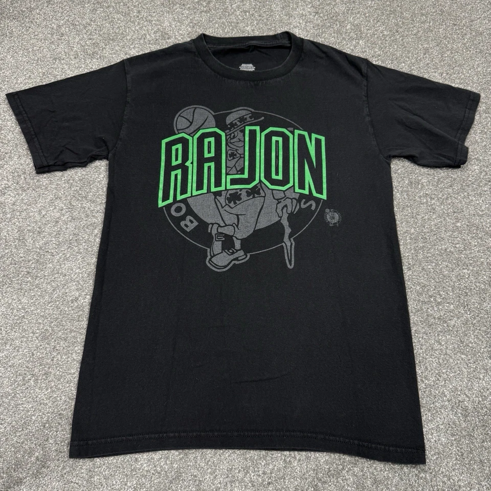 Camisa Rajon Rondo Boston Celtics Hombres Pequeña NBA Baloncesto Negra 9 PG De Colección Foto 2 de 4