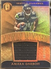 Amara Darboh 2017 Gold Standard Newly Minted Patch Relic Rookie /199 Seahawks